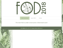 Tablet Screenshot of fodfidus.dk